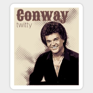 Conway Twitty Sticker